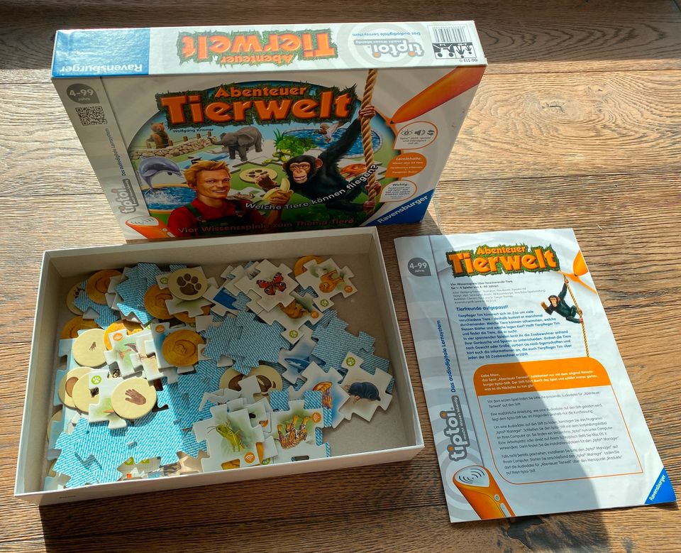 Ravensburger TipToi Puzzle Abenteuer Tierwelt 4 Wissensspiele in Geiselbach