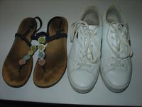 2 Paar Marken Damen Schuhe: Vty Sneaker, RIEKER Sandalen, Gr. 42 Bayern - Pöttmes Vorschau