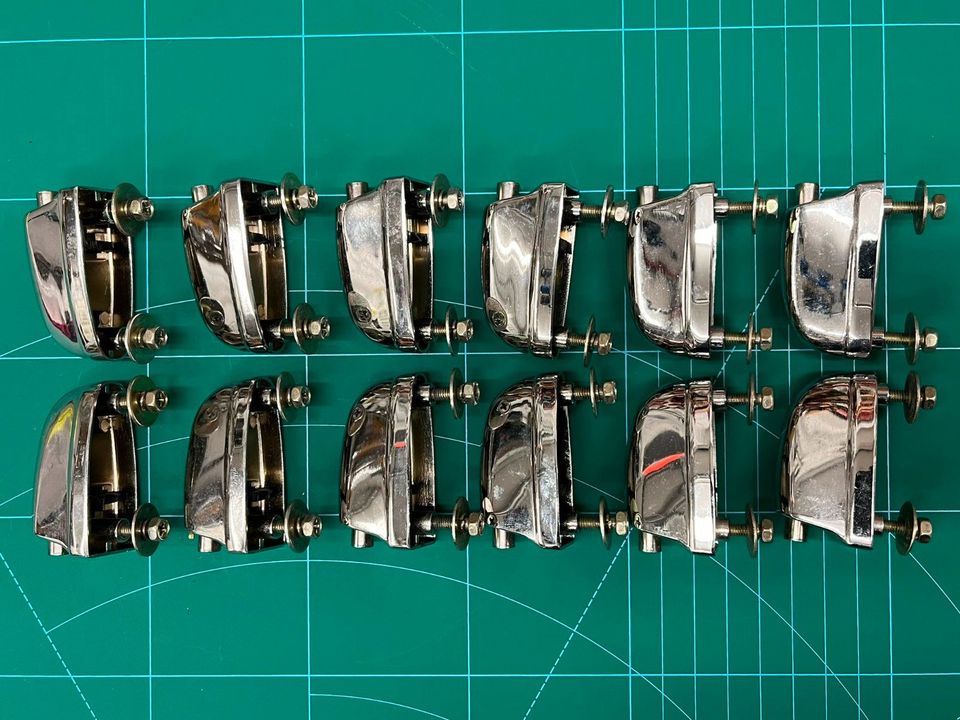 12x YAMAHA Bass Drum Lugs | Spannböckchen & Hoop Clamps in Vlotho