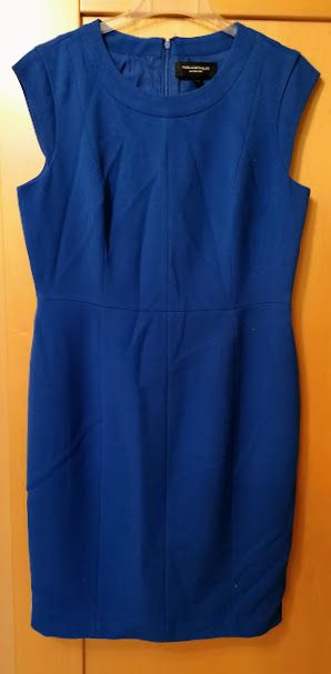 Festkleid von Paul Costelloe Black label, blau, Größe 42 in Kirschau
