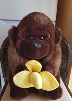 Großer Gorilla Affe Plüsch Stofftier Kuscheltier Banane Rheinland-Pfalz - Hermeskeil Vorschau