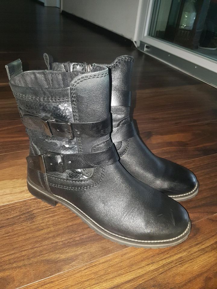 Tamaris Stiefeletten Boots mit Pailletten Gr. 39 in Horgenzell