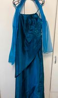 Thronkleid / Abendkleid / Trägerkleid in türkisblau Größe 40 Nordrhein-Westfalen - Emmerich am Rhein Vorschau