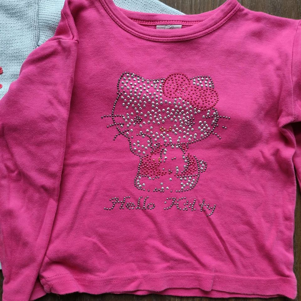 Bekleidungspaket 80 Esprit Strickjacke Langarmshirt hello Kitty in Erkrath