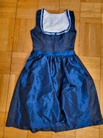 Dirndl blau mit Schürze midi Kr. München - Grasbrunn Vorschau