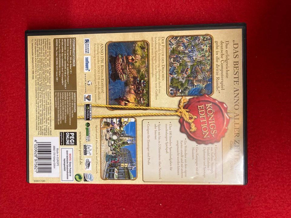 Anno 1701 PC Spiel DVD Rom Königs Edition in Krefeld