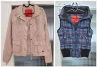 s.Oliver Jacke beige & Weste blau kariert, Gr. XS, ab 6 € West - Zeilsheim Vorschau