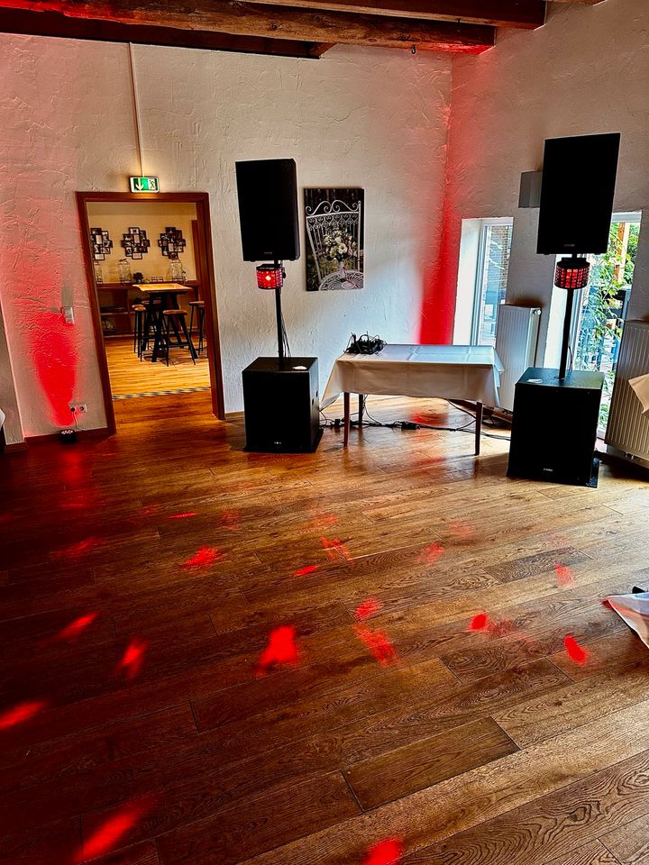 Musikanlage Mieten Hochzeit Party DJ Geburtstag Lichttechnik in Langlingen