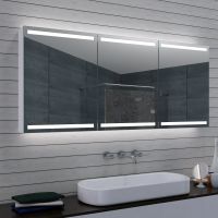 Aluminium LED Badezimmer spiegelschrank Makeup Touch dimmbar 140 Wandsbek - Hamburg Rahlstedt Vorschau