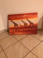 Bild vier Giraffen auf Leinwand  Kinderzimmer schöne warme Farben Rheinland-Pfalz - Montabaur Vorschau