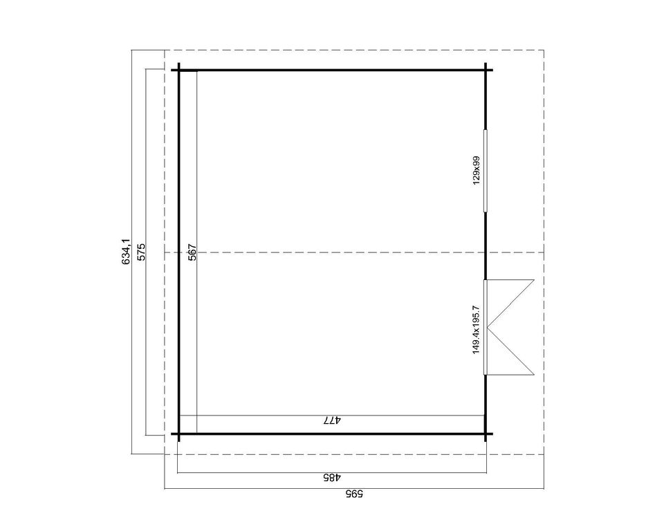 20% RABATTAKTION 40 mm Gartenhaus ISO in 7 verschiedenen Größen 5x4 m bis 6x6 m Gerätehaus Holzhaus Hütte Blockhaus Blockhaus in Hahn am See