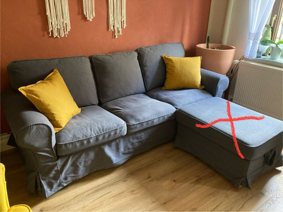 IKEA Ektorp 3er Couch mit zusätzlichem neuen Ersatzbezug in Crimmitschau