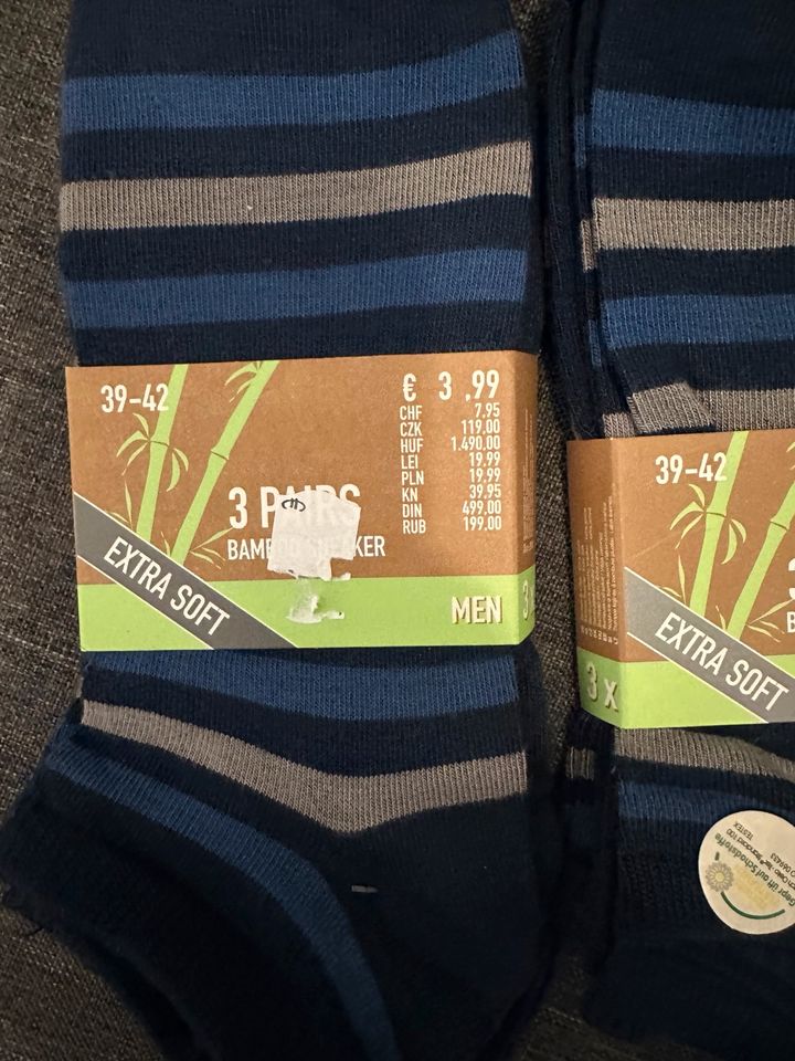 Herren Kinder Socken 2 x 3 Größe 39 - 42 in Limburgerhof