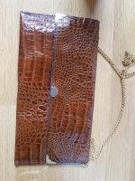 Original 70ger Clutch Kunstleder , Tasche, cognac Bayern - Fischach Vorschau