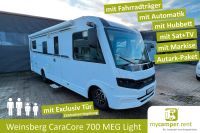 4 Personen Luxus Familien Wohnmobil mit viel Platz mieten - Weinsberg CaraCore 700 MEG mit Sat TV, Automatik, Hubbett, Raumbad, Längsbetten 2024 Neues Model auch mit Dachklima mieten Nordrhein-Westfalen - Kerken Vorschau