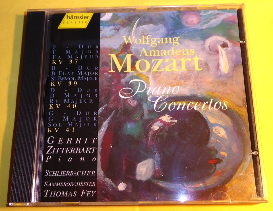 Mozart - Piano Concertos KV 37-39-40 & 41 - CD in Karlsruhe