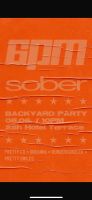 Zwei 6pm  Sober Backyard Party Tickets 08./06. Hessen - Wetzlar Vorschau