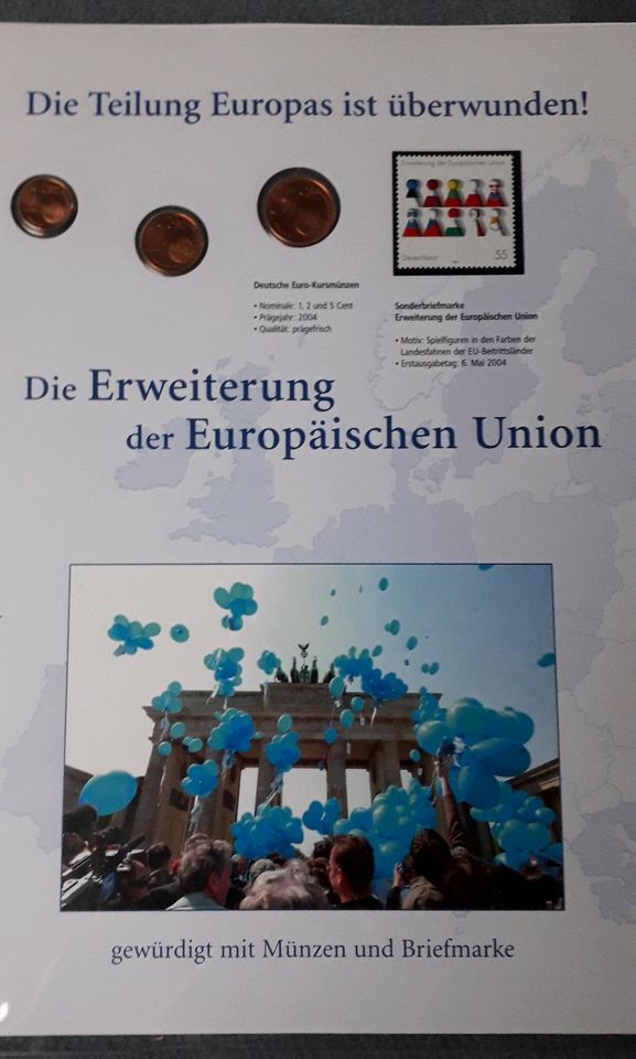 Euro Münzen und Briefmarken in Aachen
