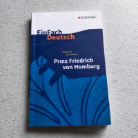 Schulbuch Prinz Friedrich von Homburg Heinrich von Kleist Hessen - Hofgeismar Vorschau