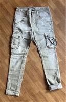 Please Hose Slim Fit Cargohose Jeans khaki beige 34 Small Rheinland-Pfalz - Mainz Vorschau