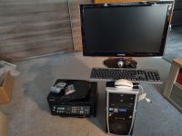 PC Tower & Monitor & Tastatur &Maus Webcam& Drucker Epson WF2530 Nordrhein-Westfalen - Bergkamen Vorschau