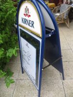 Kirner Bier Werbetafel Aufsteller Kundenstopper 120cm Schild Rheinland-Pfalz - Wörrstadt Vorschau