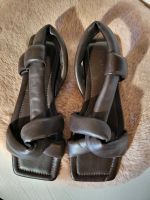 Leder Sandalen h&m dunkelbraun 39 Nordrhein-Westfalen - Windeck Vorschau