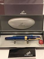 Parker Füller Sonnet LAQUE 18k Blau Nordrhein-Westfalen - Leverkusen Vorschau