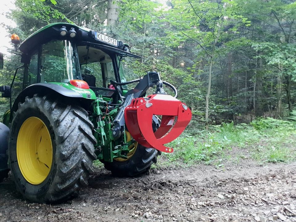 Rückezange Zange Holzzange Verladezange Holzgreifer Greifer in Ravenstein