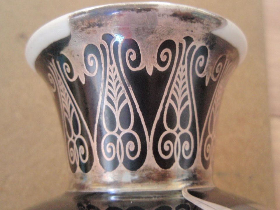 Rosenthal  Vase Silber einlagen Art Deco Jugenstil in Trossingen