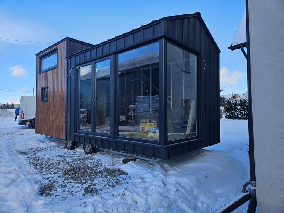 Tiny House "TOMEK II" auf Rädern Wohnanhänger Camping Mobilheim in Schierloh