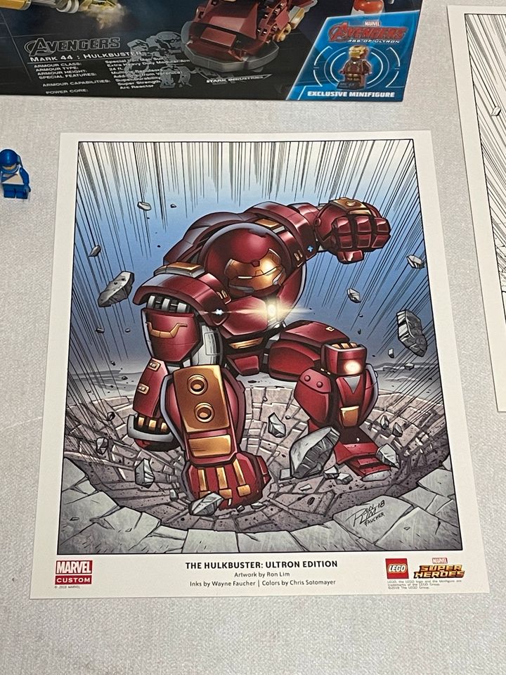 LEGO 76105 Hulkbuster Ultron Edition VIP - 2 x Poster + Polybag in Sinzing