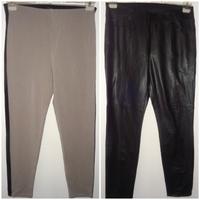 Comma 44 Kunstleder Hose + Hallhuber XXL Stretch Jeggings beige Bayern - Mühlhausen i.d. Oberpfalz Vorschau