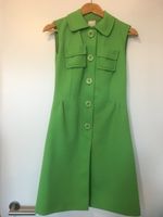 Hellgrünes ärmelloses Kleid m. Knopfleiste, Vintage, 60er/70er Friedrichshain-Kreuzberg - Friedrichshain Vorschau