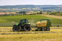 Rundballen pressen Heu Stroh Silage Hessen - Allendorf Vorschau