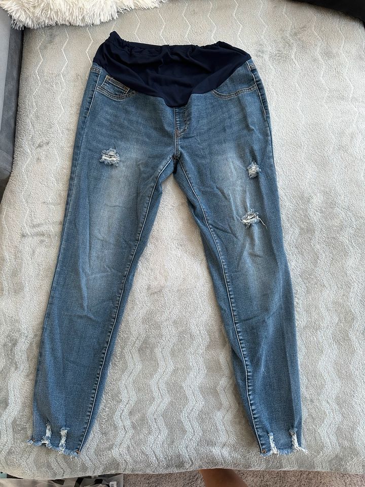 Schwangerschaftshose Umstandshose Umstandsjeans Jeans Gr M in Rösrath