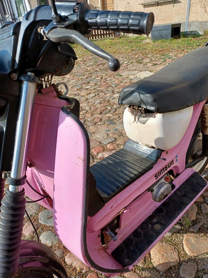 Simson SR 50 Rosa/Pink 1990 in Zehbitz