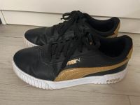 Puma Schuhe Damen sneakers schwarz Gold gr.40 Baden-Württemberg - Keltern Vorschau