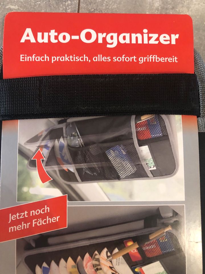 Neues Auto-Organizer für die Sonnenblende in Saarlouis