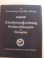 Deutsche Gesetze Strafprozessordnung  1925 orginal Brandenburg - Drebkau Vorschau