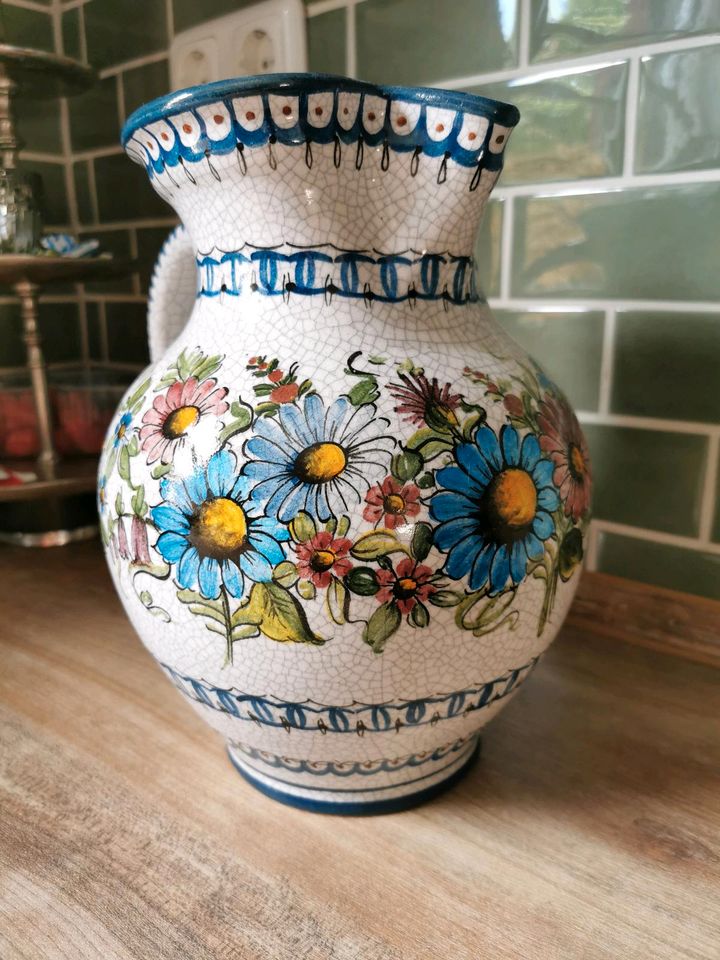 Große Vase Krug Blumen Handarbeit Österreich Gmunden deko retro v in Kiel -  Russee-Hammer | eBay Kleinanzeigen ist jetzt Kleinanzeigen