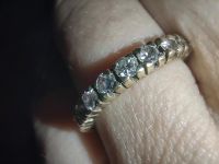 585 Gold Ring halbmemory 0,45ct Diamant Brillant  Kein 750, 333 Rheinland-Pfalz - Enkenbach-Alsenborn Vorschau