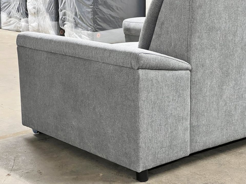 NEU ! Ecksofa RUM ! Sofa Garnitur Bettfunktion ! Kopfteil verst. in Löhne