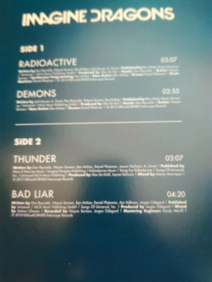 Imagine Dragons - Radioactive/Thunder (10" Vinyl Single Maxi) in Göttingen