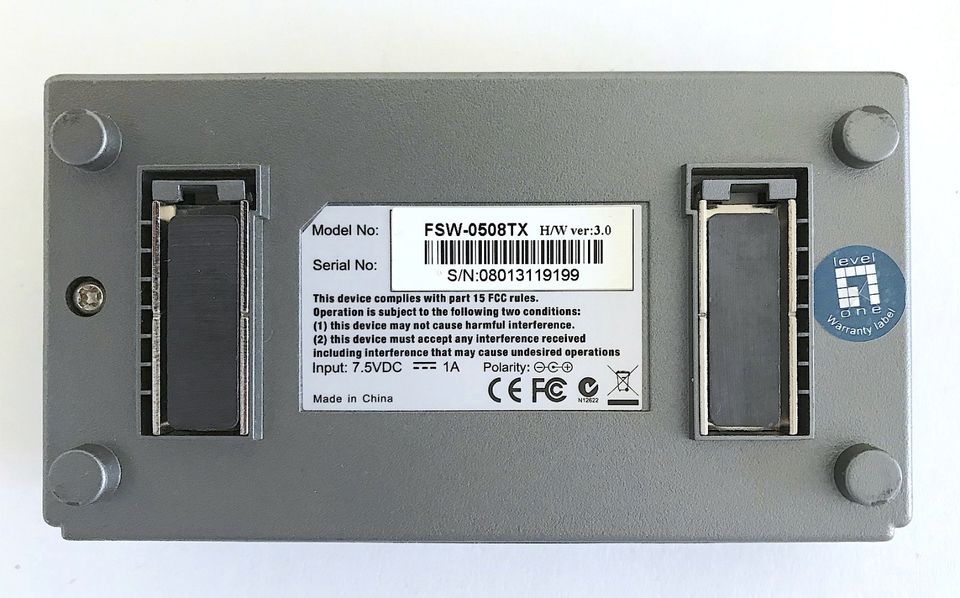 Switch Level One FSW-0508TX, 5-port 10/100Mbps in Berlin - Schöneberg |  Netzwerk & Modem gebraucht kaufen | eBay Kleinanzeigen ist jetzt  Kleinanzeigen