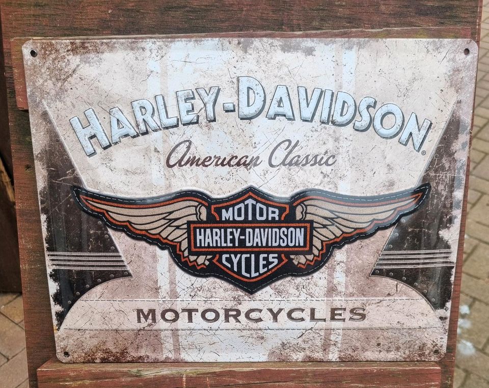 Harley Davidson Blechschild 30x40 in Wernigerode