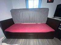 Schwarzes IKEA Couchbett mit 2 Matratzen – top Zustand, wie neu! Hessen - Gelnhausen Vorschau