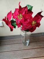 Kunstblumen - Weihnachtsstern rot - super hübsch - drei Stück Dresden - Blasewitz Vorschau