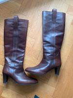 UNÜTZER - Gr. 39,5 - braune  hochwertige Lederstiefel in Eimsbüttel - Hamburg Rotherbaum Vorschau