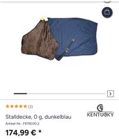 Kentucky Horsewear Stalldecke O Gramm  Neu  Gr. 155 Hamburg-Nord - Hamburg Winterhude Vorschau